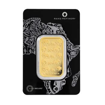 1 Oz Gold Bar Rand Refinery New In Assay Costco