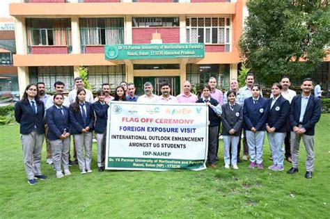 10 Nauni Varsity Students To Attend Month Long Training Programme At