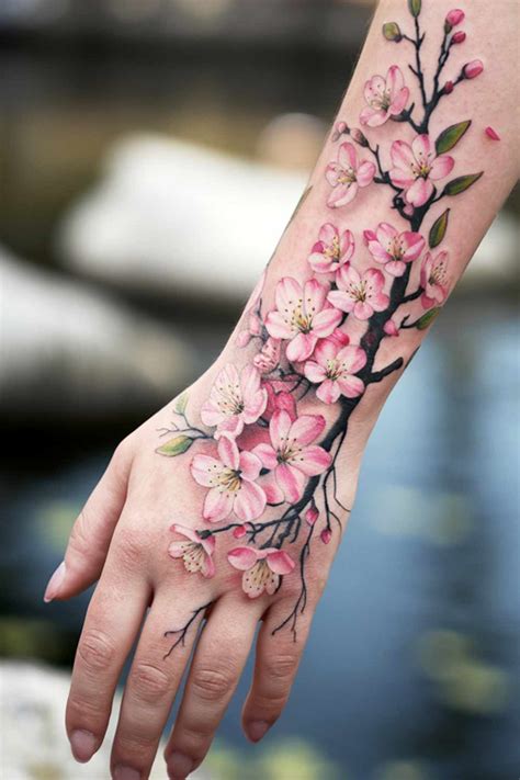 100 Cherry Blossom Tattoo Designs With Meaning Art And Design