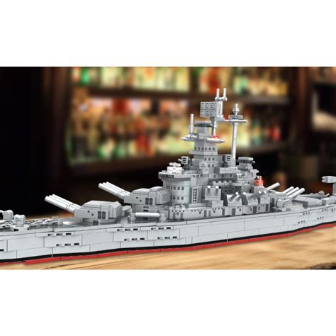 1060Pcs Military Ww2 South Dakota Class Battleship Model Toy Building Mycrazybuy Store