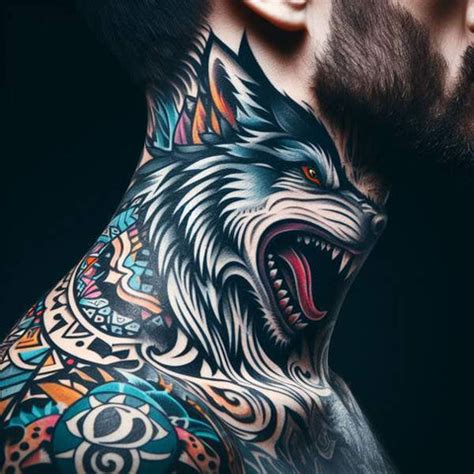 127 Alluring Neck Tattoo Ideas For Men To Express Masculinity Tattoo