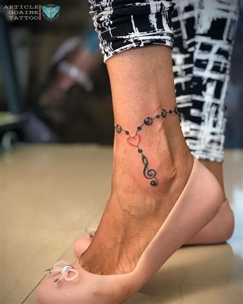 13 Anklet Tattoo Ideas To Inspire You