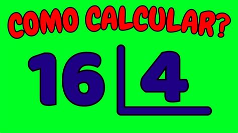 Simple Math: Solve 16 Divided by 4