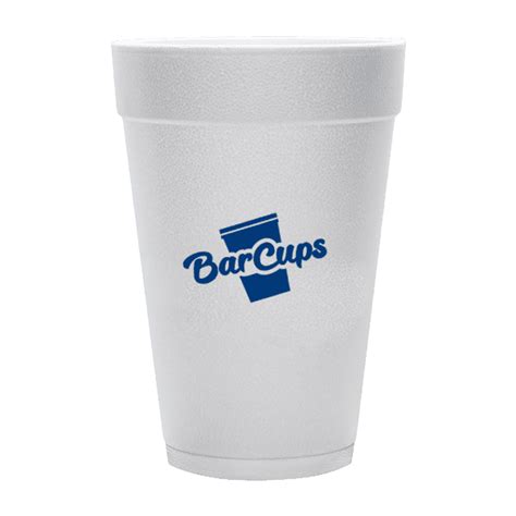 16 Oz Hot Cold Foam Cup Barcups