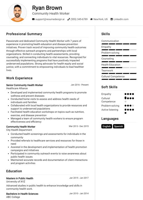 17 Community Health Worker Resume Examples And Templates For 2025