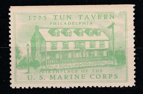 1775 Tun Tavern Philadelphia Birth Place Of The Us Marine Corps Poster
