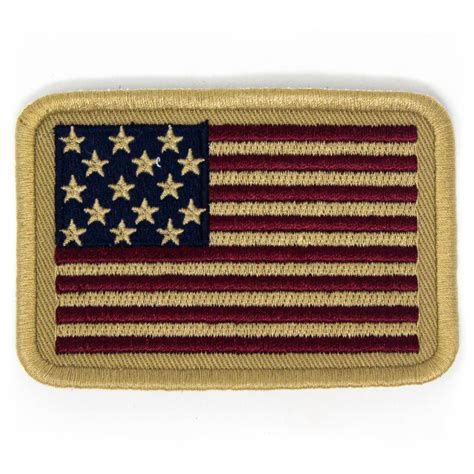 1812 Usa Embroidered Flag Patch