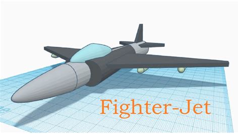 2 Tinkercad Fighter Jet How To Make Fighter Jet
