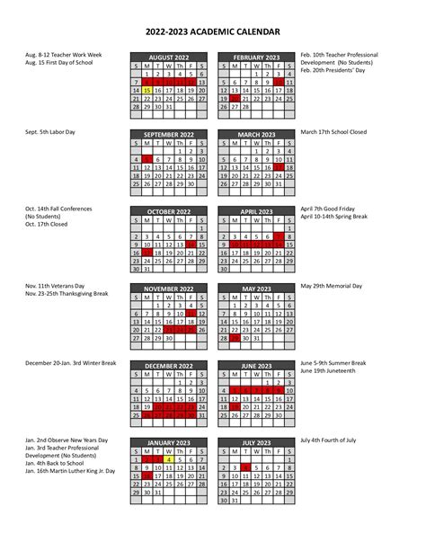 2022 2023 Calendar First Presbyterian Day School