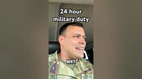 24 Hour Duty Is Completely Unnecessary In 2024 Military Veteran Youtube