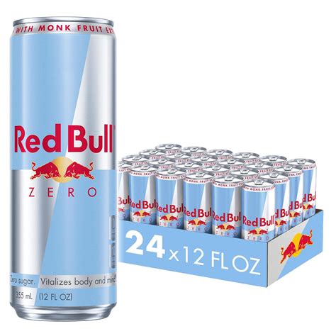 24 Pack Red Bull Zero Energy Drink 8 4Oz Cans Save Crazy Deals