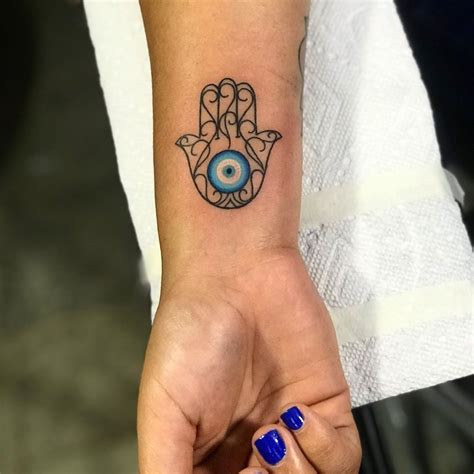245 Spiritual Hamsa Tattoo Designs 2023 Hand With Eye Ideas