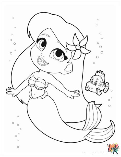 28 Ariel Coloring Pages For Kids Coloringpageswk Com