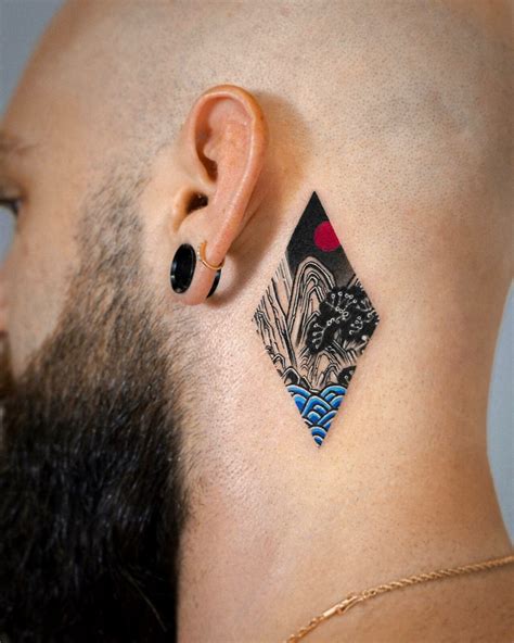 32 Phenomenal Behind The Ear Tattoos For Men In 2024