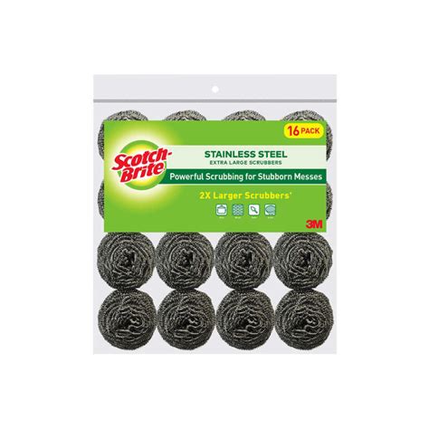 3M Scotch Brite Stainless Steel Scrubber Extra Large