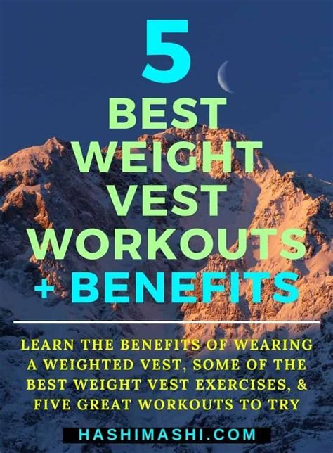 5 Best Weight Vest Workouts Training Benefits Users Guide