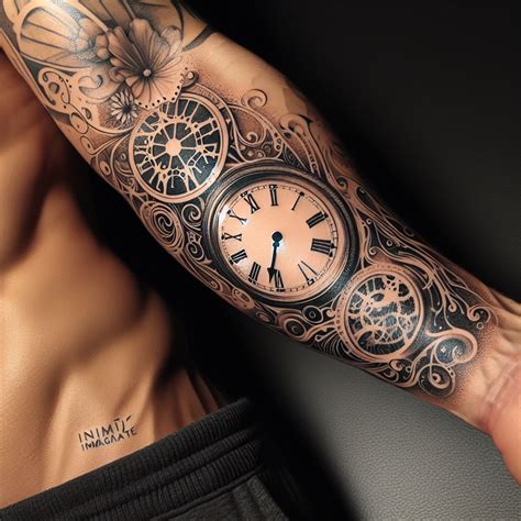 500 Best Clock Tattoo Ideas Designs And Meaning 2026
