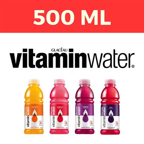500Ml Glaceau Vitamin Water Mini Group
