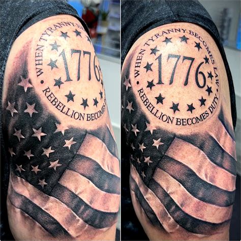 53 Cool American Flag Tattoo Ideas