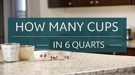 Convert 6 Quarts to Cups: Quick and Accurate Measurement Guide