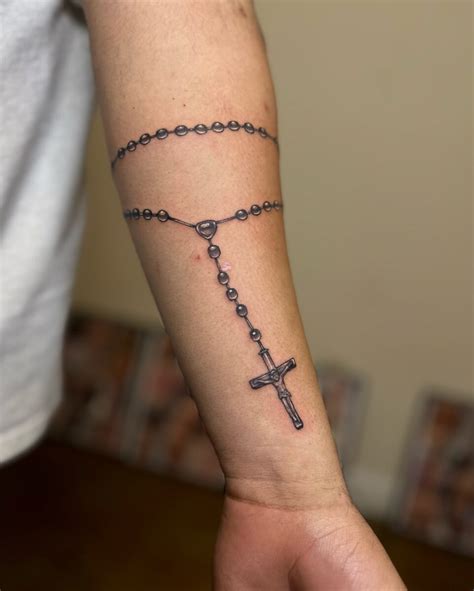 75 Meaningful Rosary Tattoo Ideas For Faith And Devotion