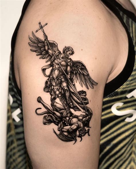 8 Saint Michael Tattoo Designs With Meanings