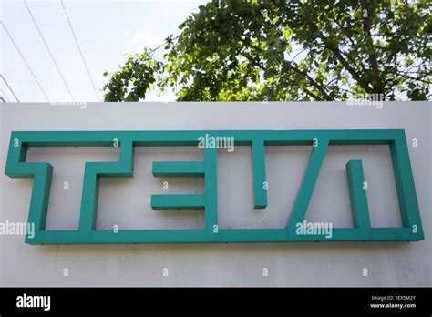A Logo Sign Outside Of A Facility Operated By Teva Pharmaceutical
