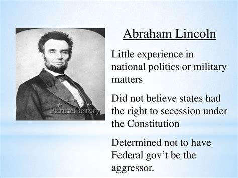 Abraham Lincoln Little Experience In National Politics Or Military