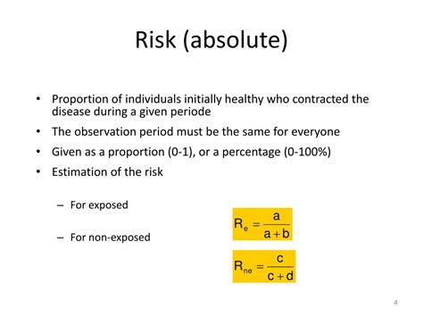 Absolute Risk Formula: Precision Unveiled