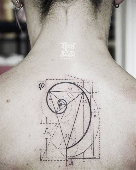 Abstract Golden Ratio Tattoo Back Black Ink Shoulder Sleeve Tattoos Https T Co T0qqilodr7