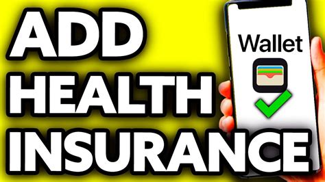 Add Health Insurance To Iphone Wallet