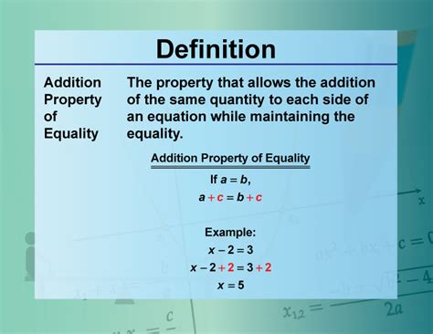 Mastering Addition Property of Equality Quickly