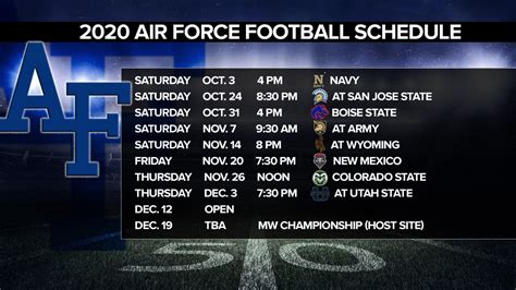 Afa Football Schedule
