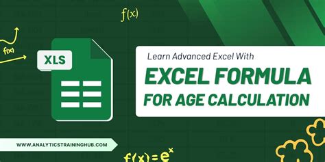 Age Formula In Excel Easy Ways To Calculate Age Analytics Traininh Hub