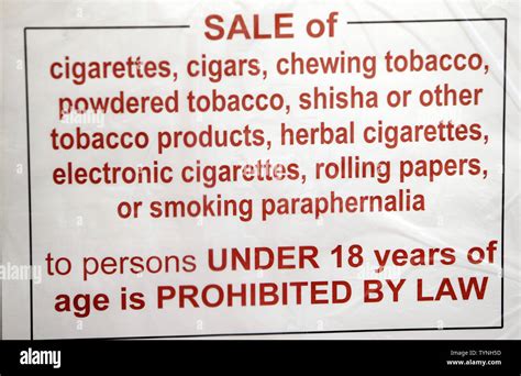 Age To Buy Cigarettes