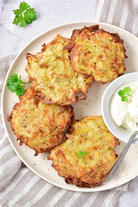 Air Fryer Mashed Potato Pancakes