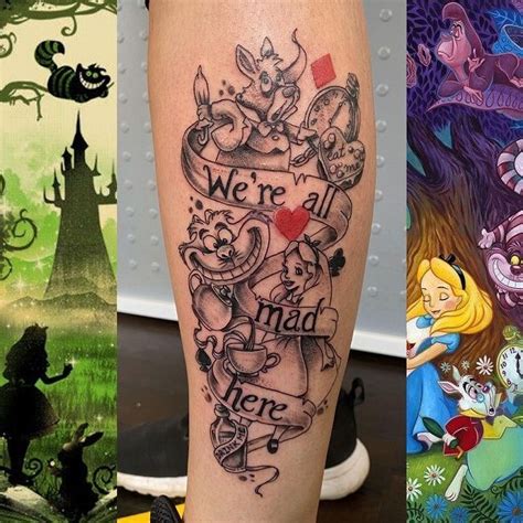Alice And Wonderland Tattoo Ideas
