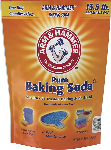 Amazon Com Arm Hammer Pure Baking Soda 15 Lbs Grocery Gourmet Food