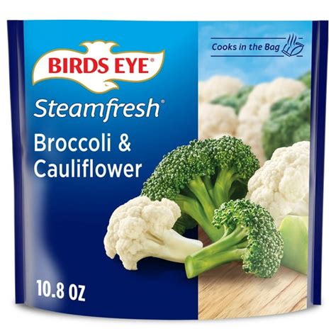 Amazon Com Birds Eye Steamfresh Broccoli And Cauliflower Frozen Vegetables 10 8 Oz Everything Else