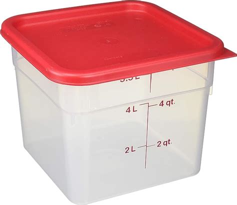 Amazon Com Cambro 6Sfspp190 Translucent Food Container With Lid 6 Quart Home Kitchen Amazon Com Cambro 6Sfspp190 Translucent Food Container With Lid 6 Quart Home Kitchen
