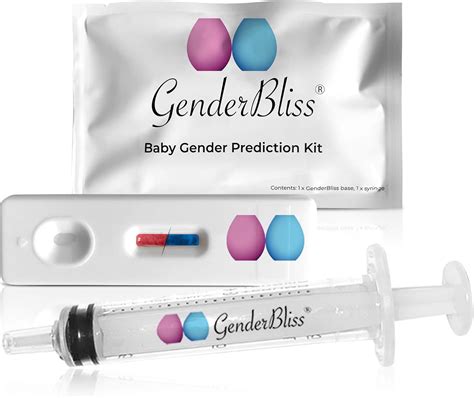 Amazon Com Genderbliss Early Gender Test Baby Gender Prediction Kit Early Pregnancy Gender Reveal Test From 5 Weeks Results In 1 Minute Non Invasive Boy Or Girl Baby Gender Kit Health Household