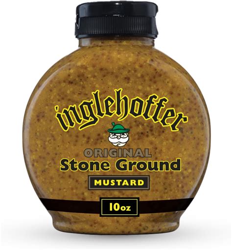 Amazon Com Inglehoffer Stone Ground Mustard Squeeze Bottle 10 Oz
