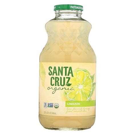 Amazon Com Santa Cruz Organic Limeade Juice 32 Fluid Ounce 12 Per Case Fruit Juices Grocery Gourmet Food
