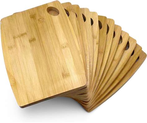 Amazon Com Set Of 18 Bulk Cutting Boards 12 X 9 X 0 35 Premium Bamboo Wood Boards For Wholesale Engraving Kitchen And Dinning Copping Board Sturdy Easy To Maintain Home
