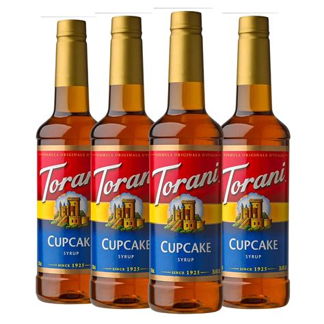 Amazon Com Torani Cupcake Flavored Drink Syrup 25 4 Fl Oz Pack Of 4