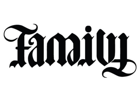 Ambigram Tattoo I Did Ambigram Ambigramtattoo Family Flickr
