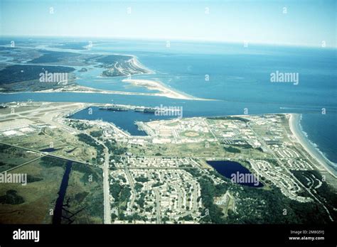 An Aerial View Of Naval Station Mayport Looking North Two Aircraft Carriers Are In Port Base Mayport State Florida Fl Country United States Of America Usa Stock Photo Alamy