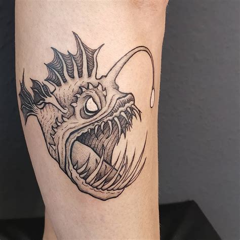Angler Fish Tattoo Designs