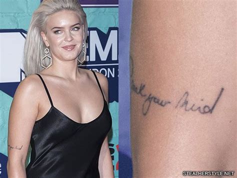 Anne Marie Amp 39 S 14 Tattoos Amp Meanings Steal Her Style
