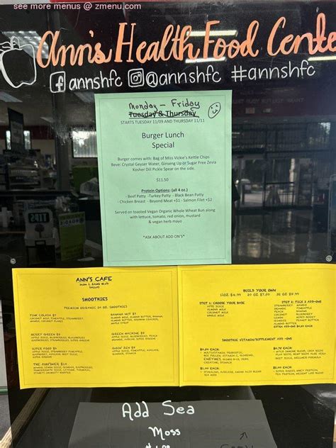 Ann's Health Food Dallas Texas